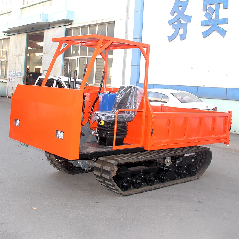 All-Terrain Hydraulic Mini Truck Tracked Dumper Crawler Dump Truck with Diesel  Engine CE APPROVAL