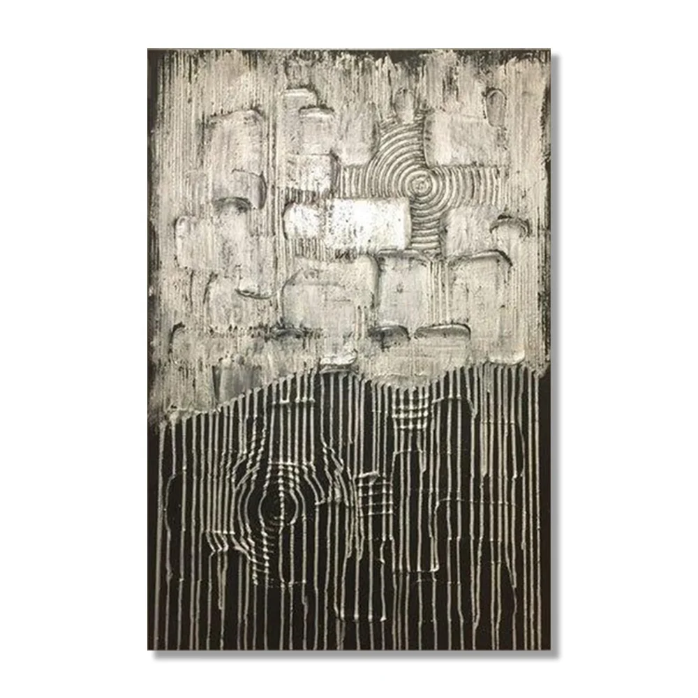 Холст Картина маслом Wall Art Абстрактная живопись для украшения