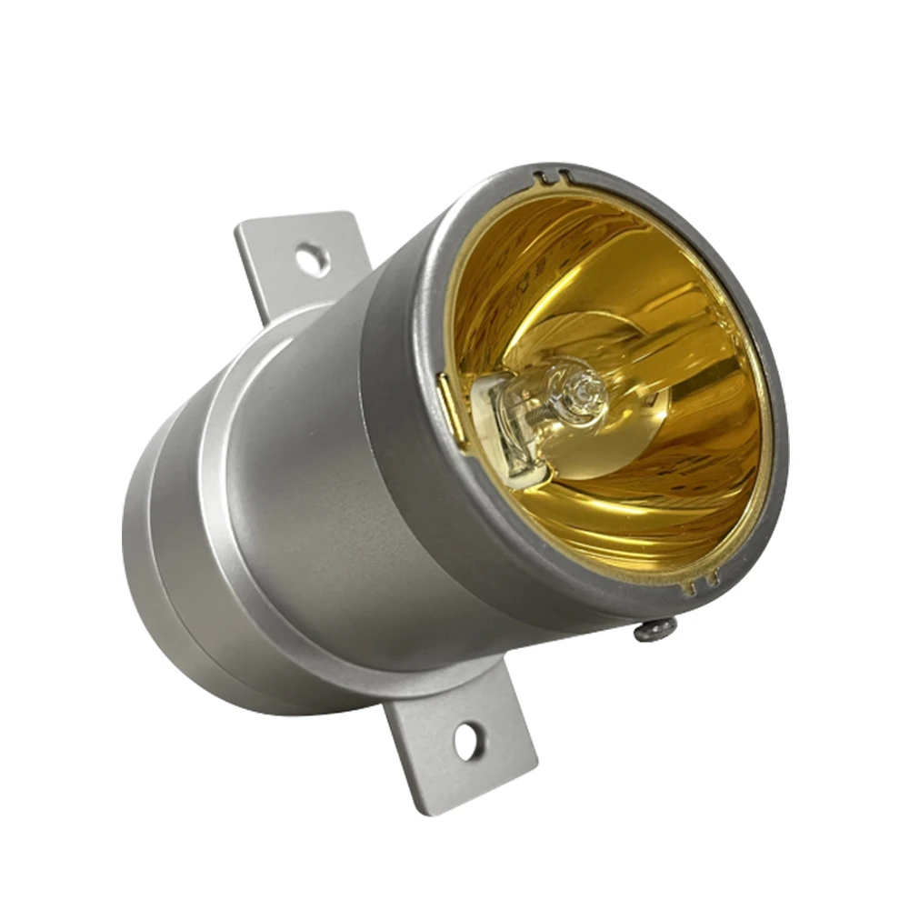 Spot focused infrared heater, point light source local heating, metal material halogen heating lamp