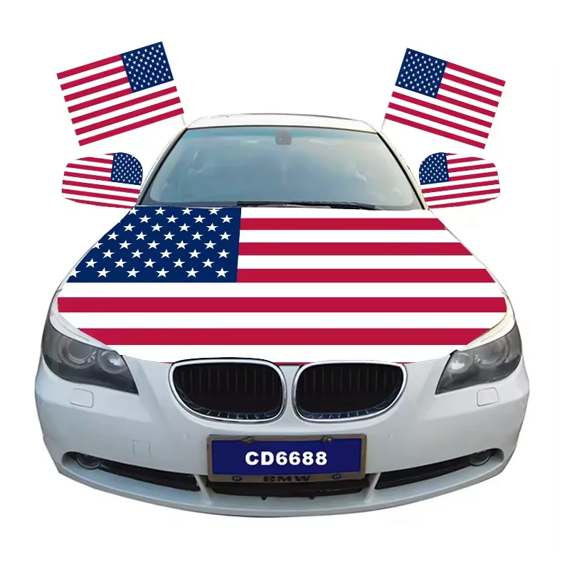 Custom Design Full Color printing American Car Hood Cover