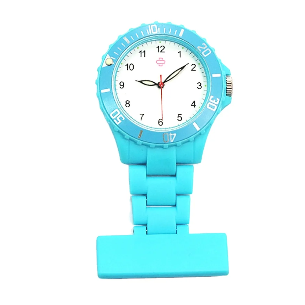 Blue Color Japan Movt Plastic Geneva Nurse