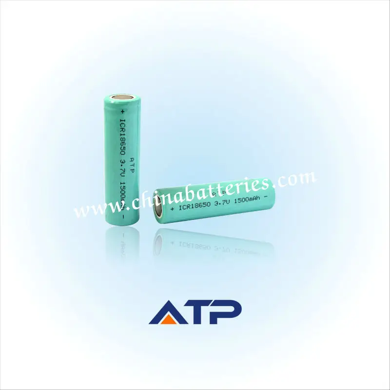 ICR 18500 3.7V 1500maht rechargeable battery for truch light