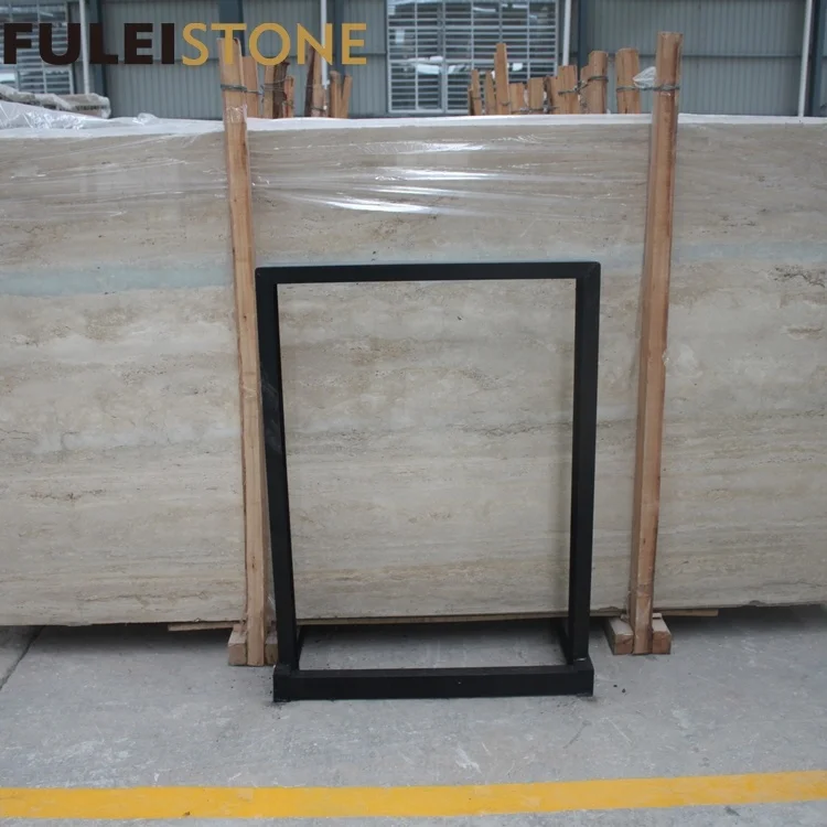Italian Polished Blue Marble Slab Blue Travertine Good for Tiles, Pavers and Backsplashs