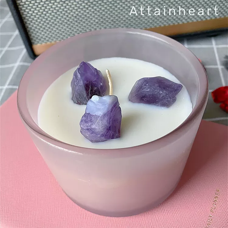 High quality Personalized High Quality 250g Paraffin Wax Crystal Decorative Home Aroma Aromatherapy Candle