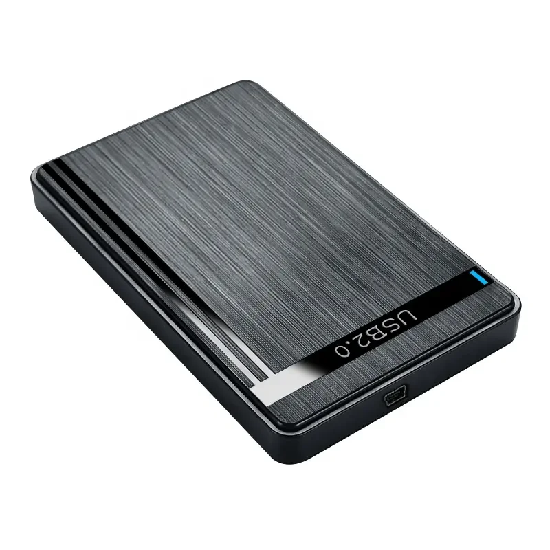 Tool free external case 2.5 hdd usb 2.0 hdd enclosure usb 2.0 2TB External Mobile Hard Disk Box