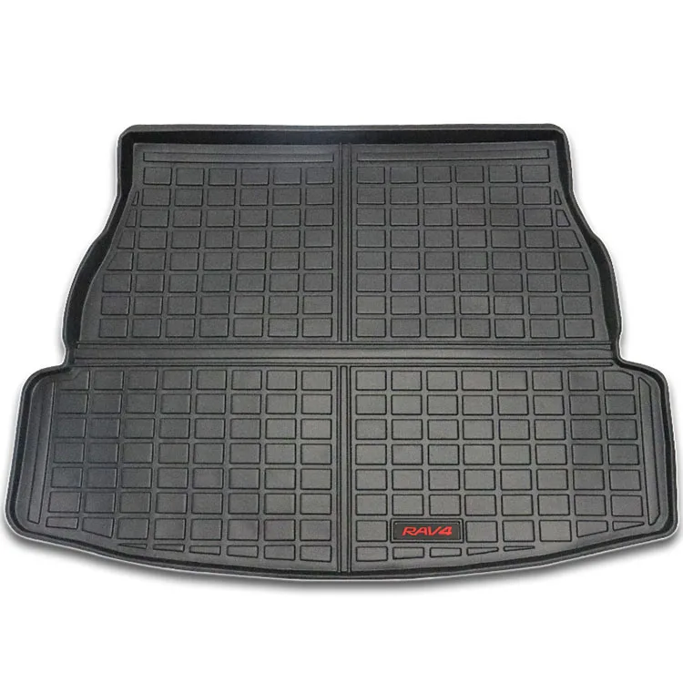 Грузовой коврик совместимый с 2019-2024 Toyota RAV4 по индивидуальному заказу черный TPE вкладыш багажника Всепогодная защита