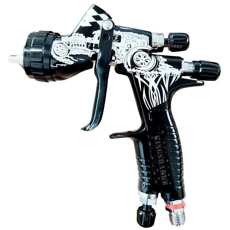 Rose design Personalized cool HVLP professional professional car paint gun automobile car refinish coatings spray gun