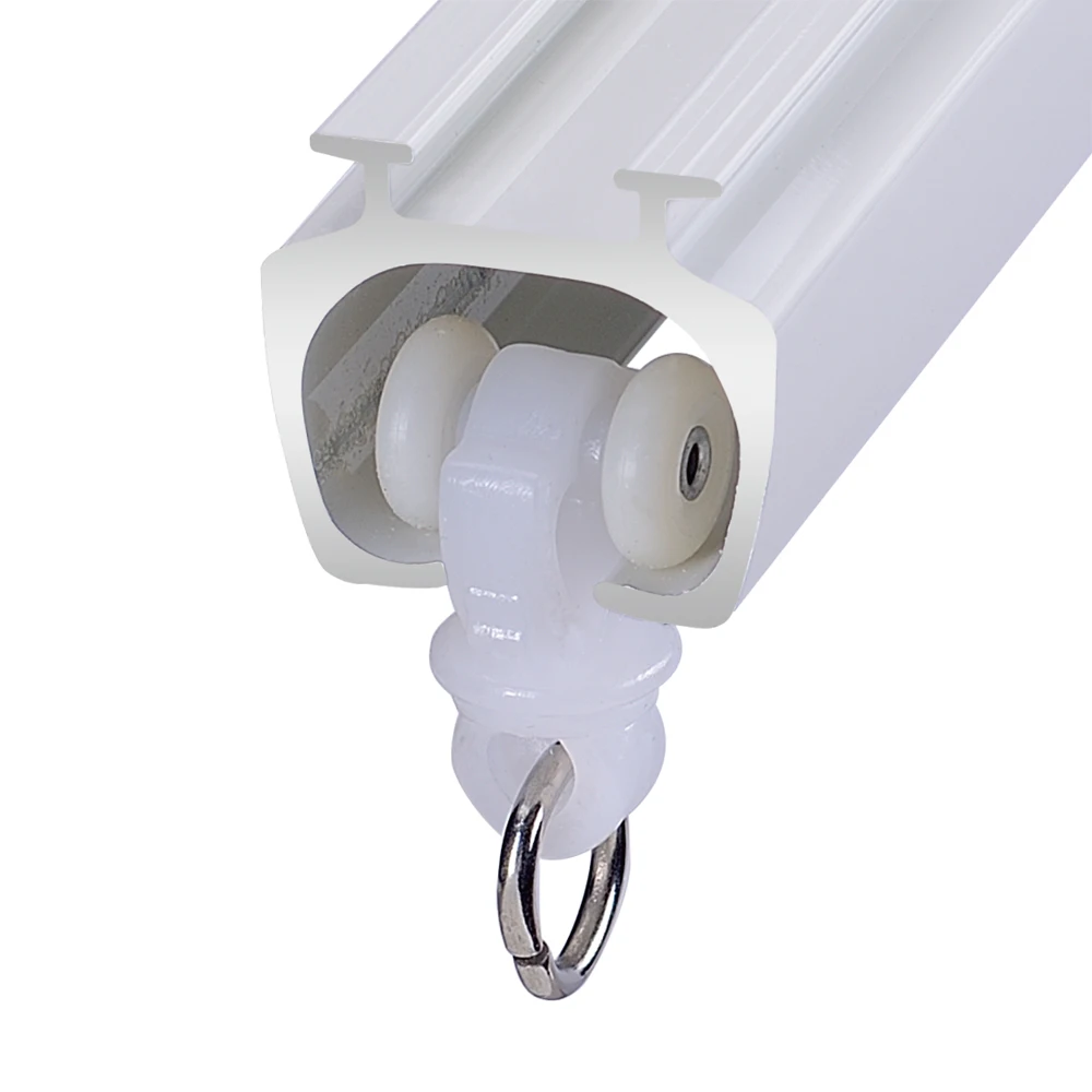 
Ceiling Curtain Track Accessories Aluminum Double Curtain Rails 