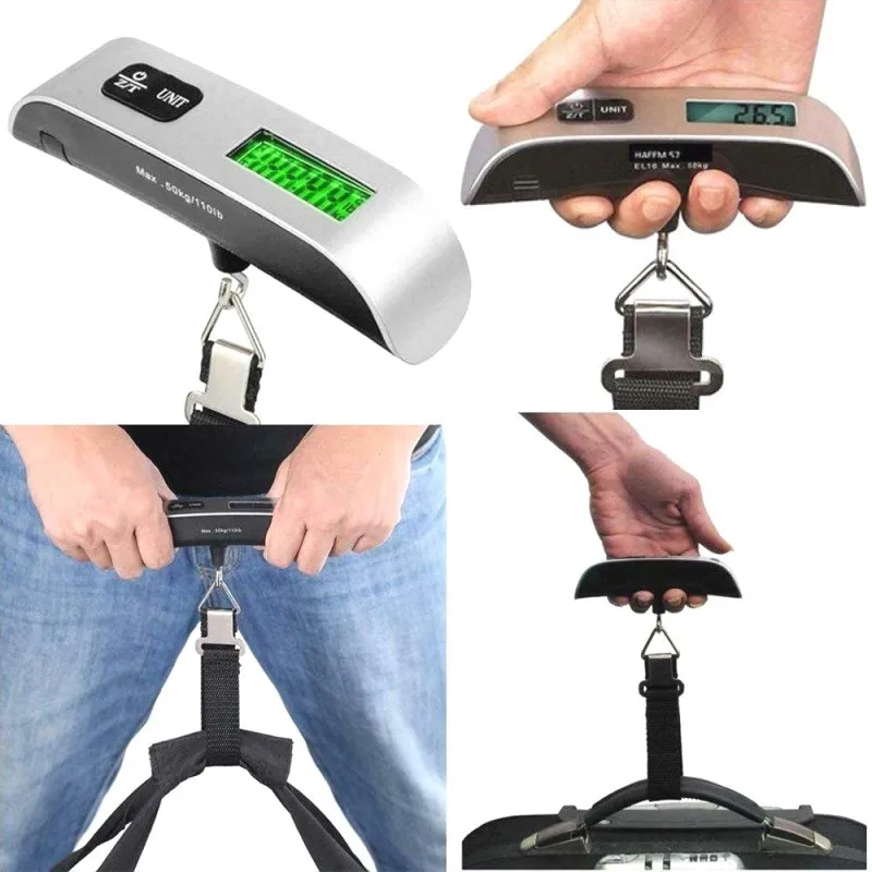 50kg Digital Scale Electronic Balance Pocket Luggage Digital Hanging Weighing Scale