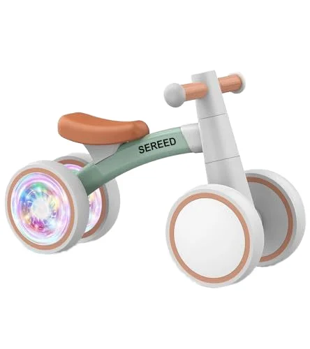 Hot Kids 4-Wheeled Balance Bike with  EVA Wheels Mini Walker for Age 3-6 kids