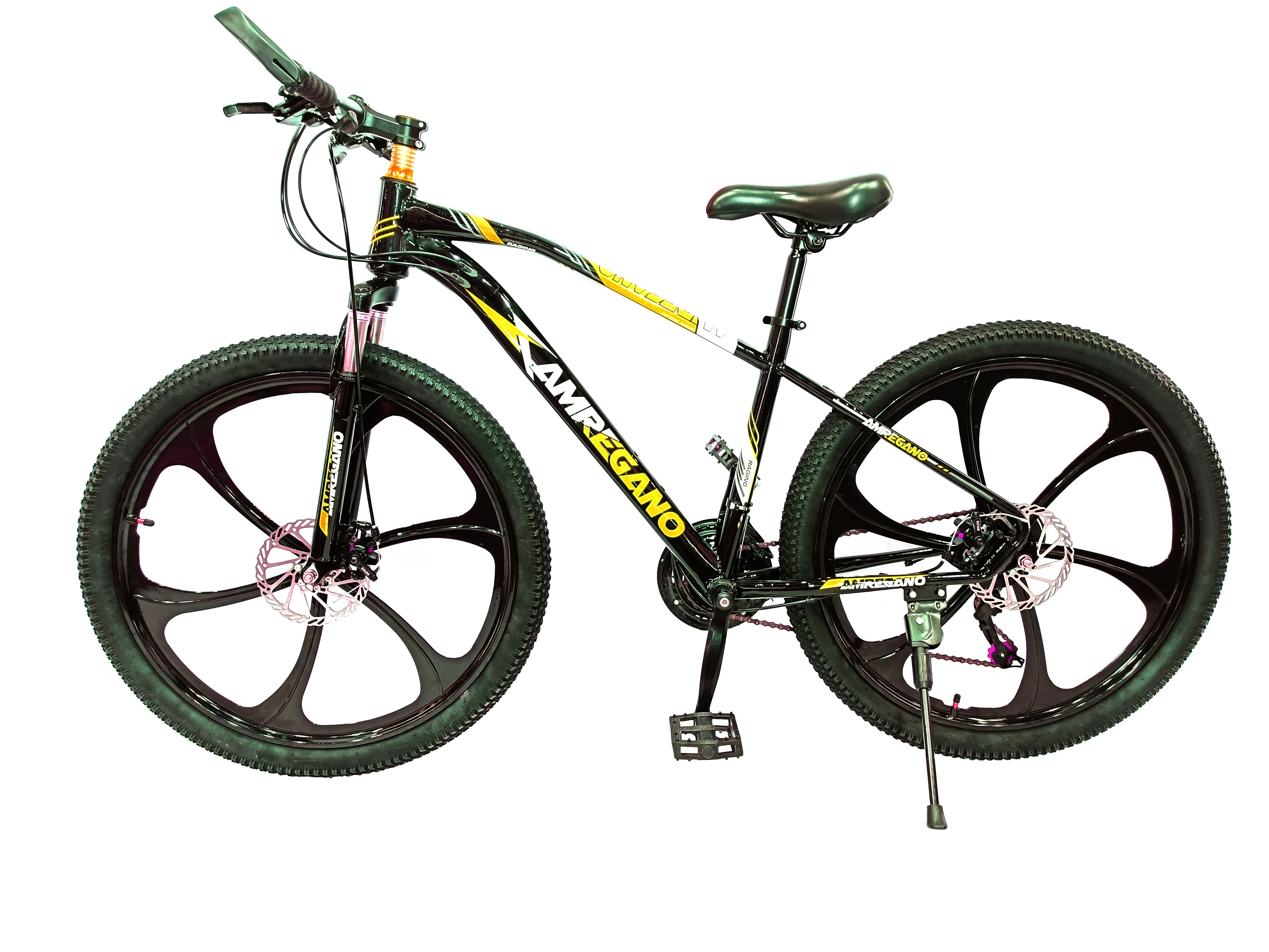 High Quality 21 Speed MTB Mountain Bikes Aluminum Bike with Disc Brake Steel Fork Bead Pedal