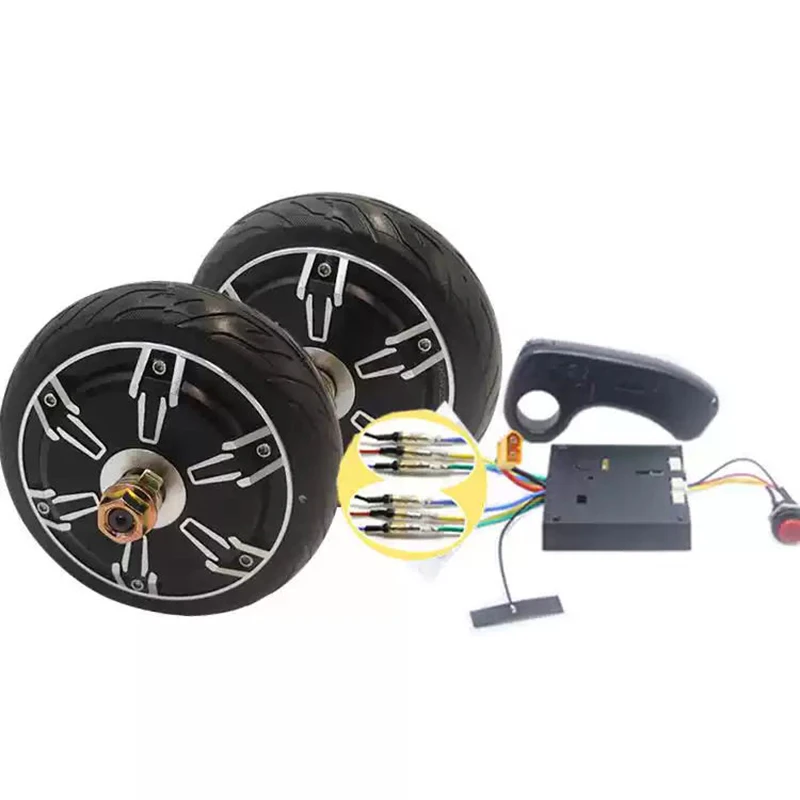 6.5 inch brushless hub motor DC skateboard load 150kg electric wheel magnetic bldc gearless motor hub motor kit