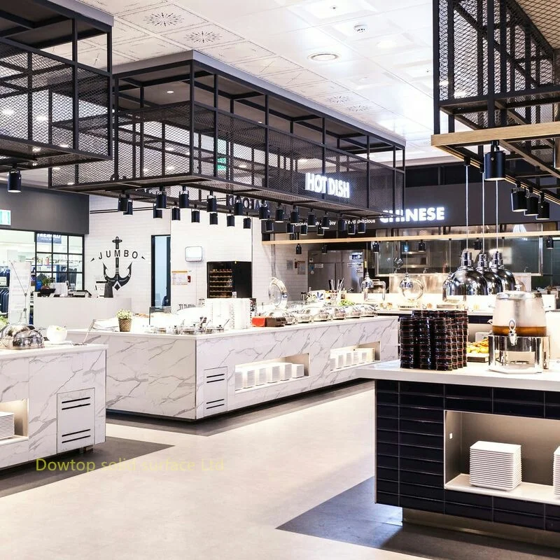 Best Restaurant Buffet Food Counter Design Hot Food Bar Table