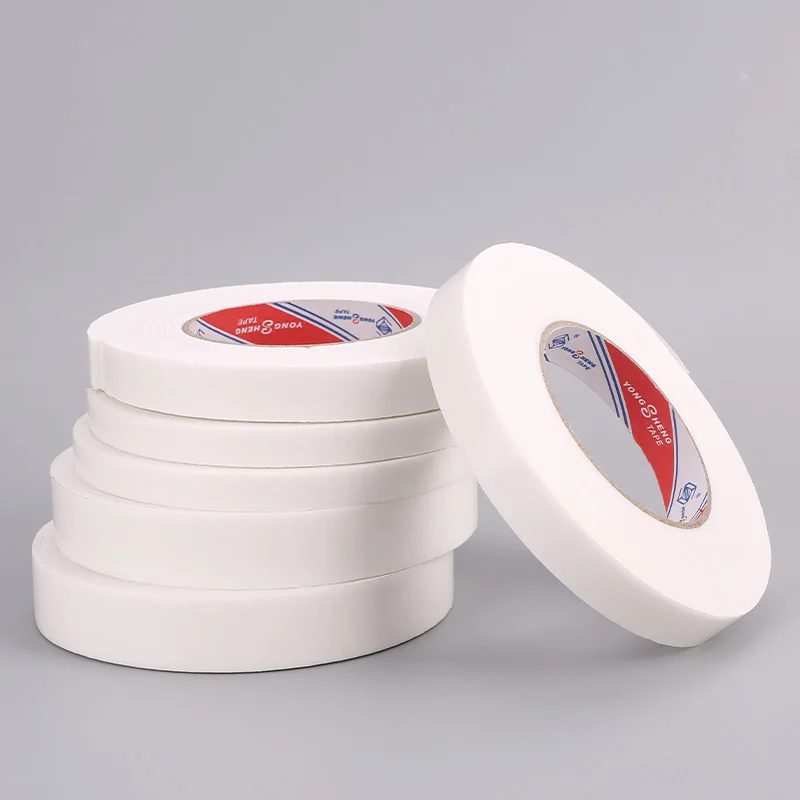 Eva Heavy Duty Mounting Foam Double Sided Adhesive Tape Strong Tenslie White Carton Acrylic No Printing Carton Sealing 25mm YS29