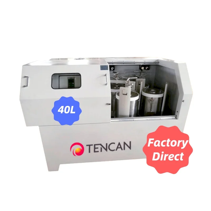Китай, фабрика Tencan, прямые продажи XQM-40, 4*10 л, ультратонкий нанопорошковый шлифовальный лабораторный планетарный шаровой мельничный станок