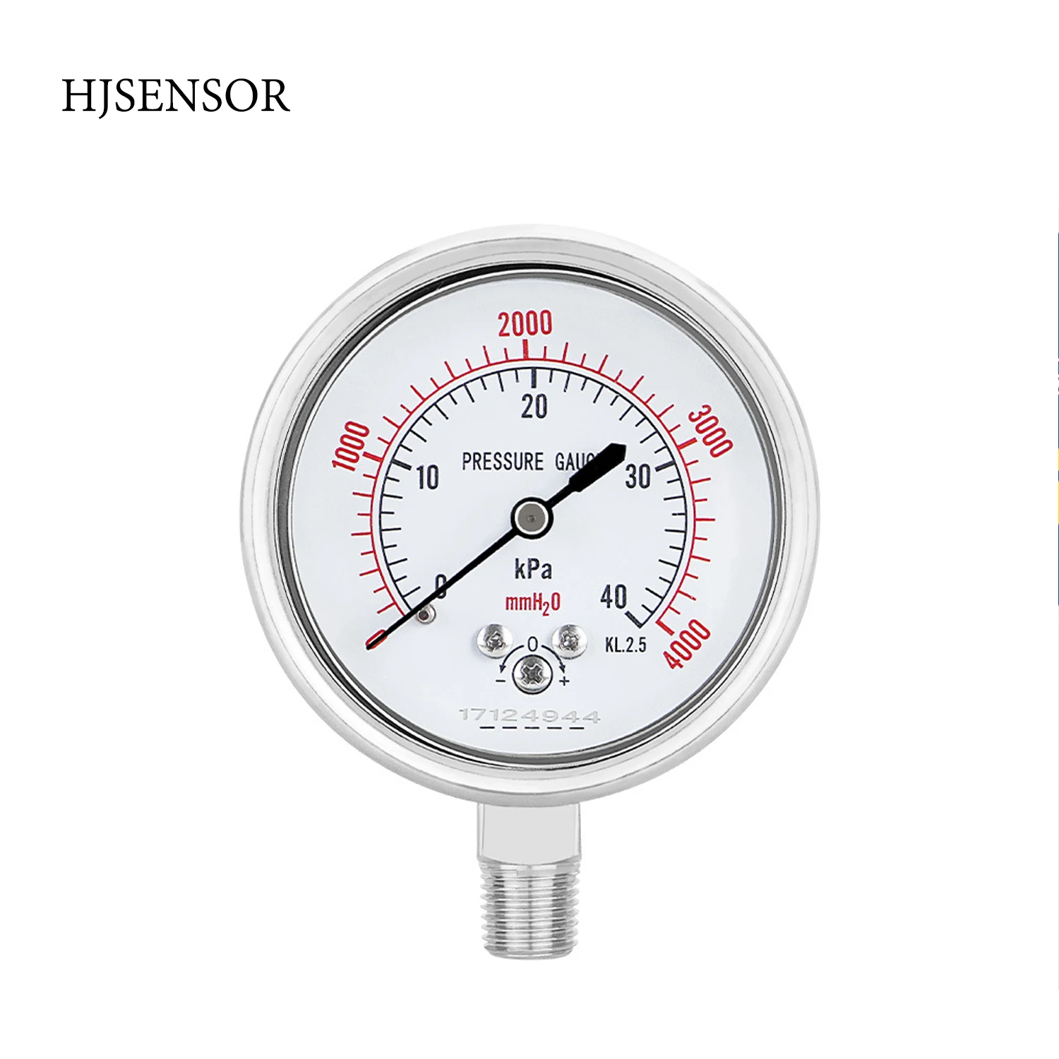 Wholesale pointer pressure sensor analog manometer 40mm 50mm 63mm 75mm 100mm pressure gauge for  medium-press