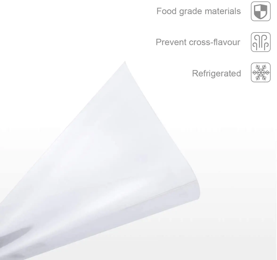 Eco Friendly Clear Plastic Cellophane Cone Bag for Candy