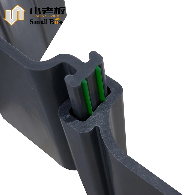Z type Factory price cold formed Light Weight Pvc Piling Sheet For River Bank Protection