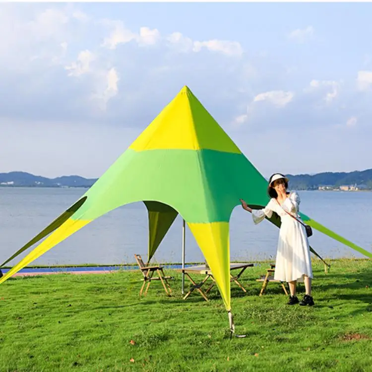 10x10x4m Canopy tent Sunshade covered with silver sand insulation portable tent