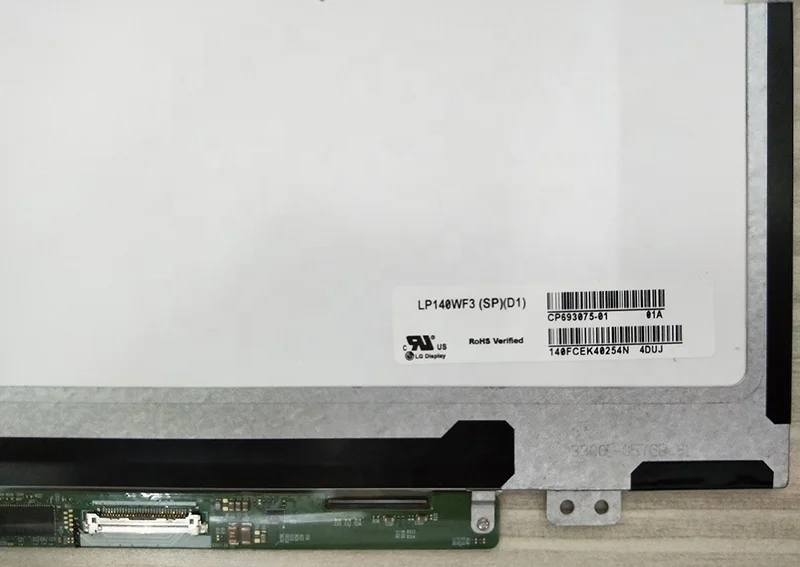  14 0 дюймов Тонкий Edp 30pin FHD 1920*1080 IPS ЖК-панель LP140WF3-SPD1 LP140WF3 Светодиодная панель экрана