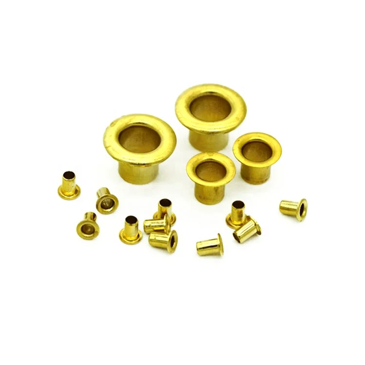 factory wholesale 1.5mm 2.3mm 3mm copper brass eyelet pcb rivet