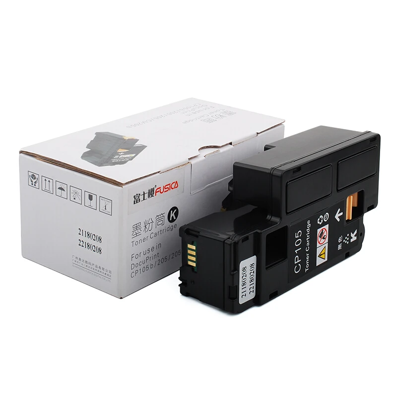 FUSICA Китай тонер-картриджи KCMY совместимый цветной тонер CP105B CP20 CP205W CM205B CM205F для Xerox
