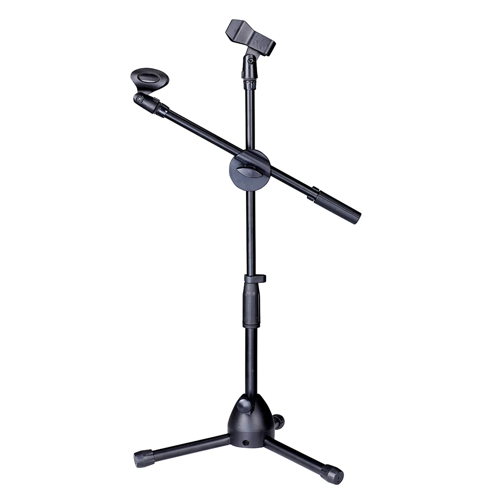 Точность стендов горячая распродажа Оптовая цена гибкий Регулируемый Металлический Стальной штатив держатель для микрофона Стенд двойной зажим