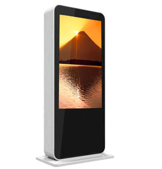 55 inch Floor stand capacitive touch screen Waterproof Outdoor LCD Advertising Signage Digital Display
