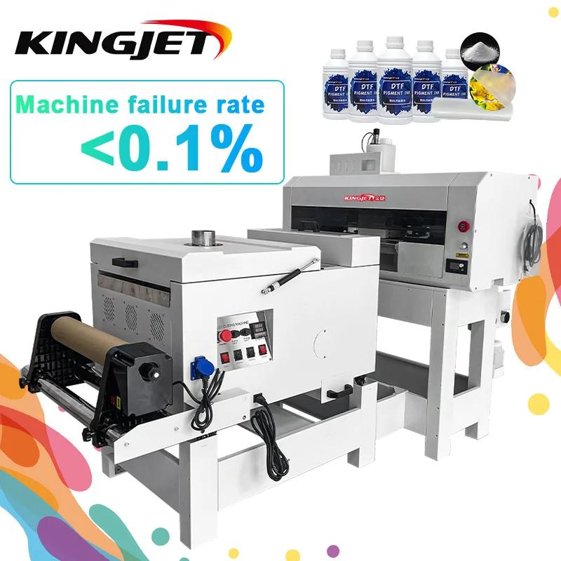 impressora PTF PET film xp 600 dtf transfer printer powder heat to tshirt DTG Garment digital machine printing t-shirt for sale
