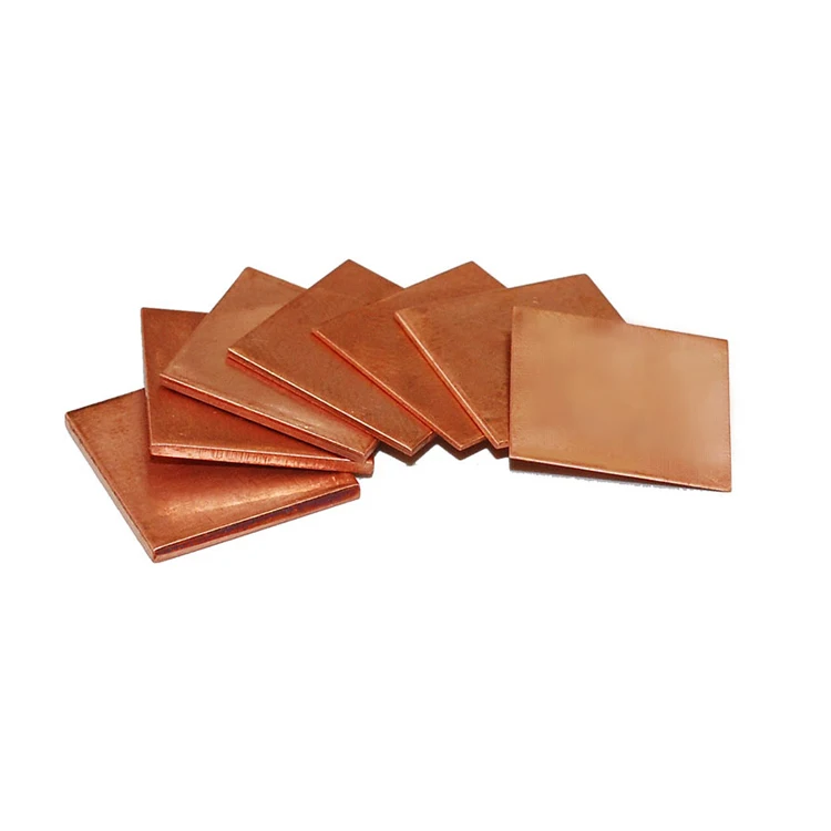 Xinye Oxygen Free 0.5mm C1100 C11000 C1221 Thick Copper Sheet Price Copper Sheet Plat