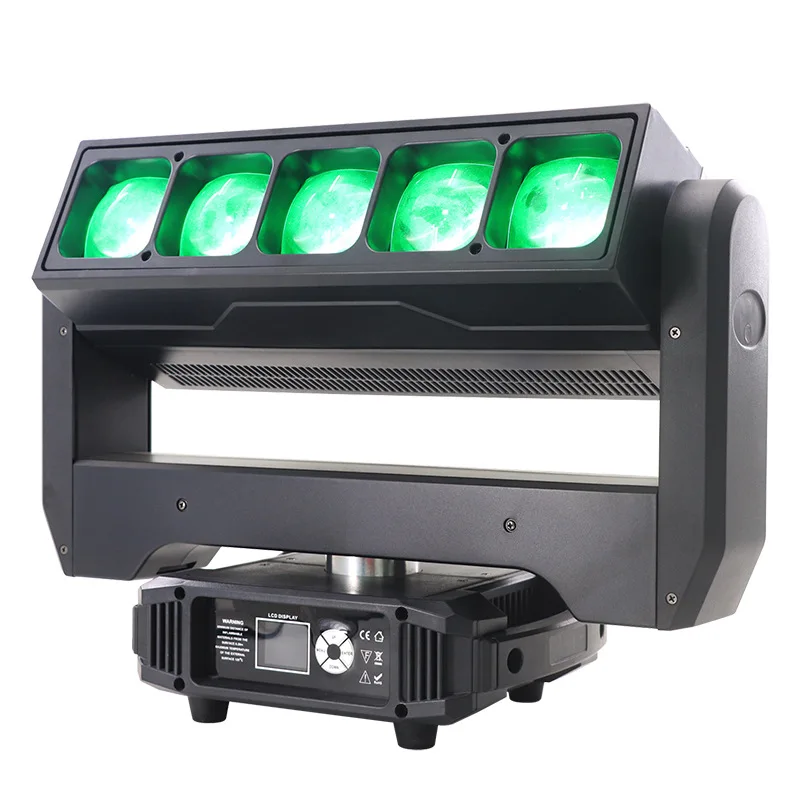 High Quality LED Pixel Zoom Bar Double-sided 5*60W RGBW 4In1 Zoom Wash Strobe Moving Head Light for Dj Disco Wedding Night Club