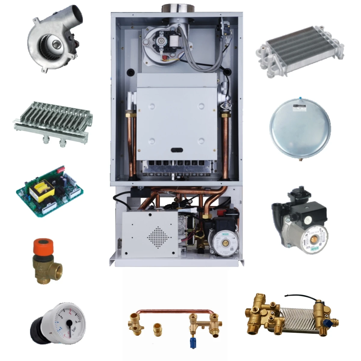 Guangdong factory direct sale professional custom-made various types of gas boiler accessories