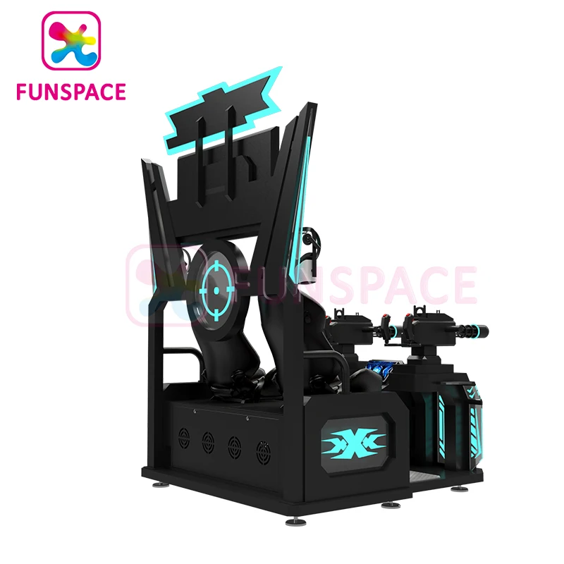 Funspaces VR Arcade Game Machine Virtual Reality Arena Gun Game Simulator 9D VR Shooting