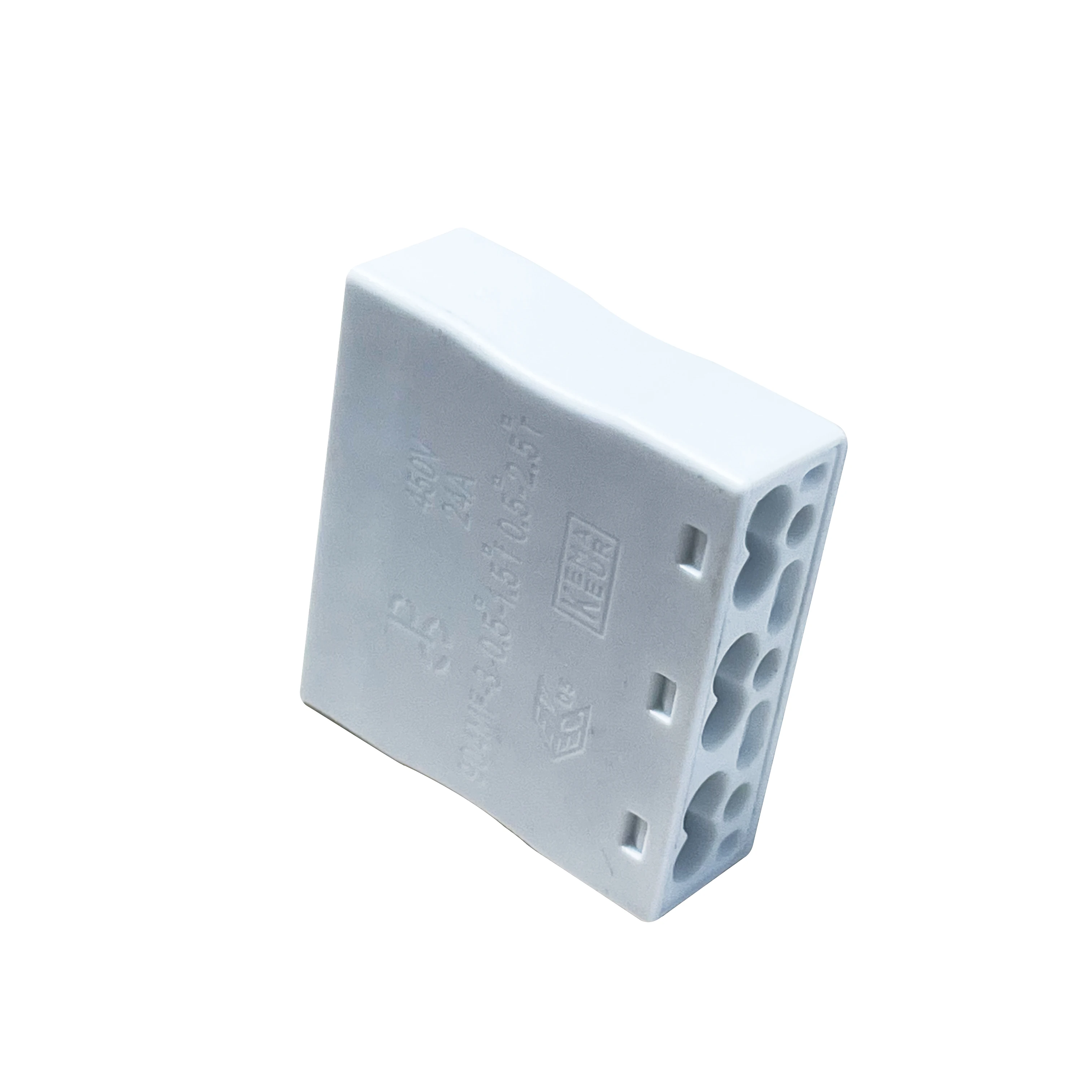 Flat 3 Pin Push in Wire Terminal blocks Connector