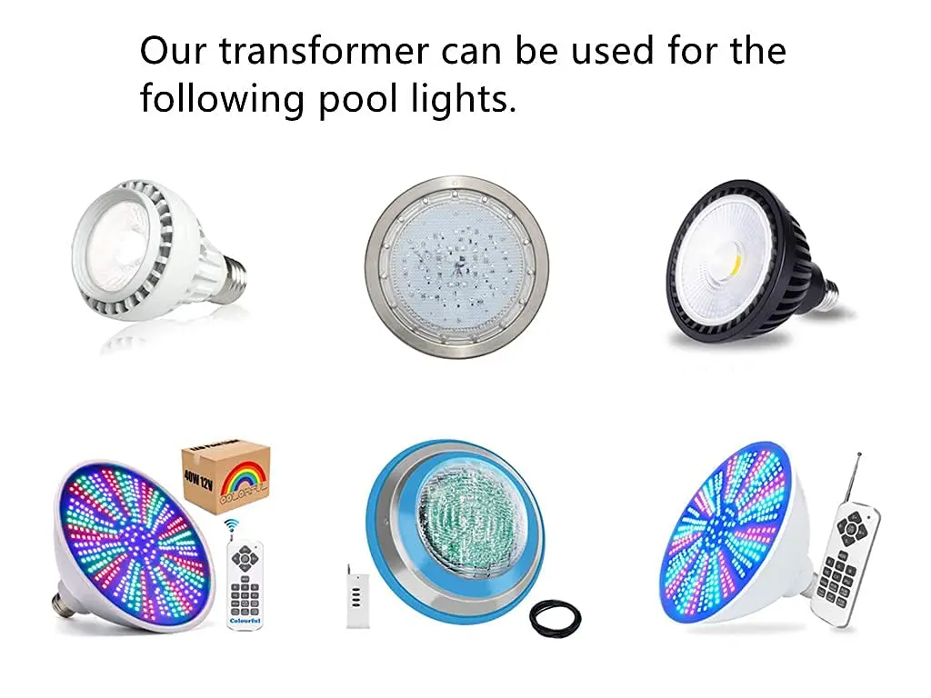 Transformer of Swimming Pool Underwater Light Halogen Stainless Steel with Transformer