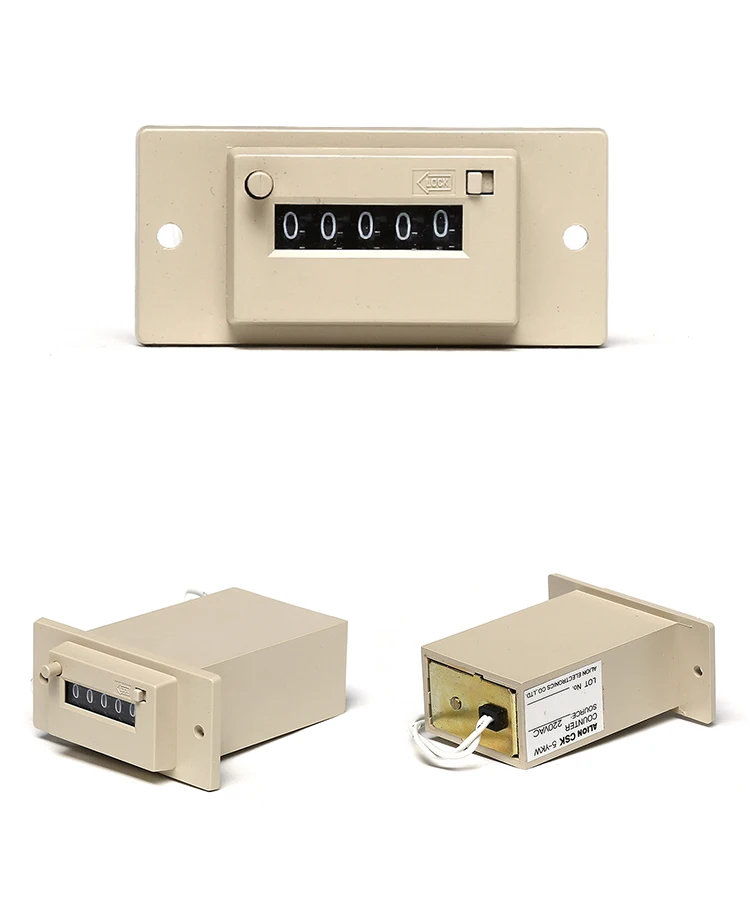 ALION CSK5-YKW 220V AC 1500VAC rms mechanical electromagnetic  length counter meter