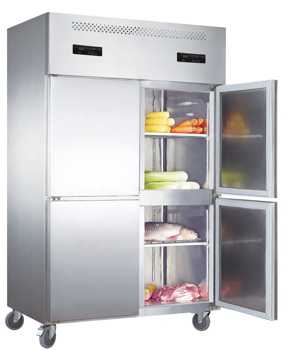 Спросом 4 двери коммерческий холодильник морозильная камера коммерческих
