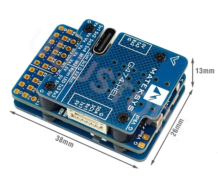 MATEK G474-HELI Balance Flybarless Controller 2-6S LIPO for RC Helicopter