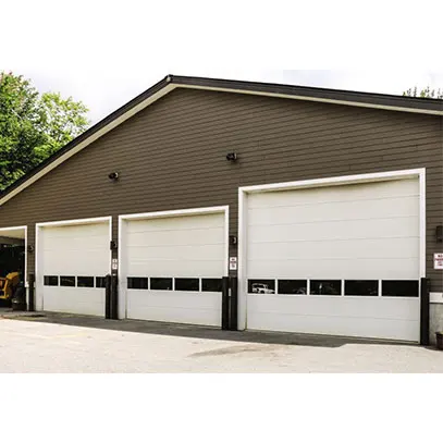 Factory Wholesale Automatic Sectional Vertical Steel Overhead Folding Industrial Door