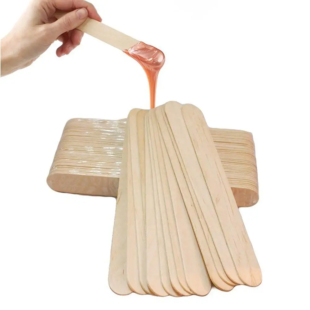 High Quality  Wooden Spatula Medical Waxing Stick Tongue Depressor
