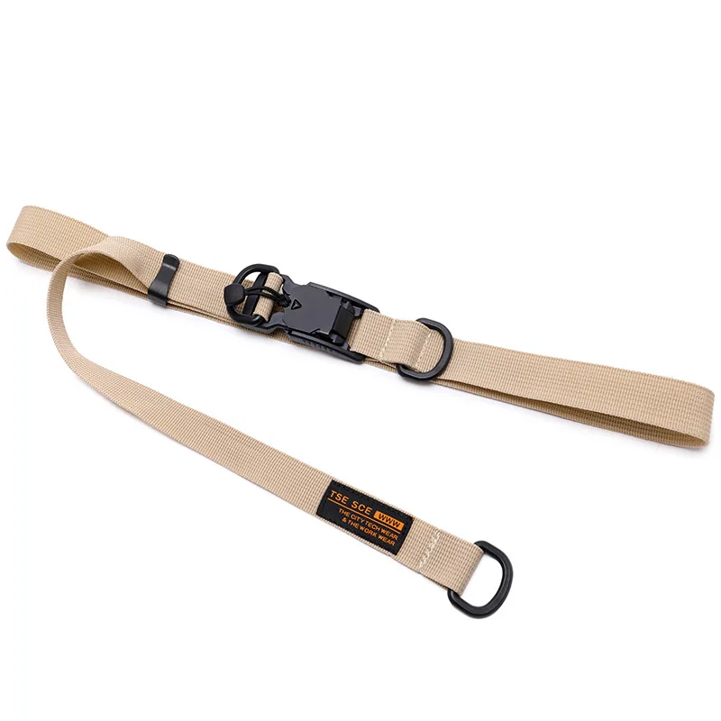 Amazon Custom Logo Blue Personality Automatic Magnetic Buckle Nylon Hiking Belt for Women Men