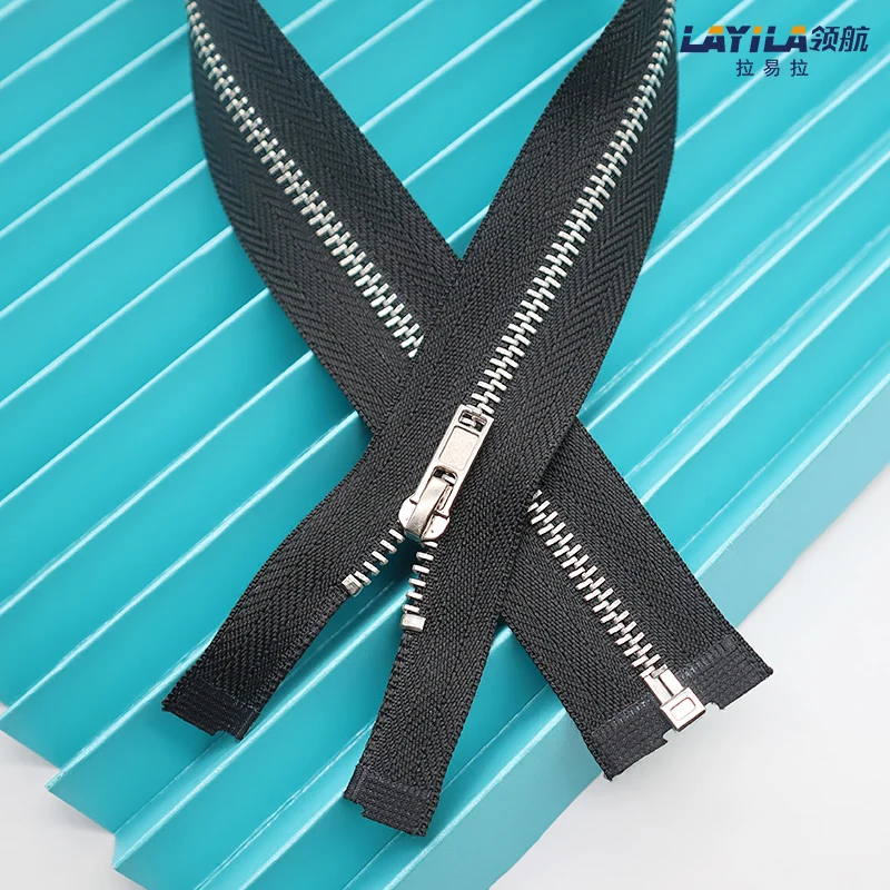 Aluminum Metal Zippers With Metal Zipper Slider