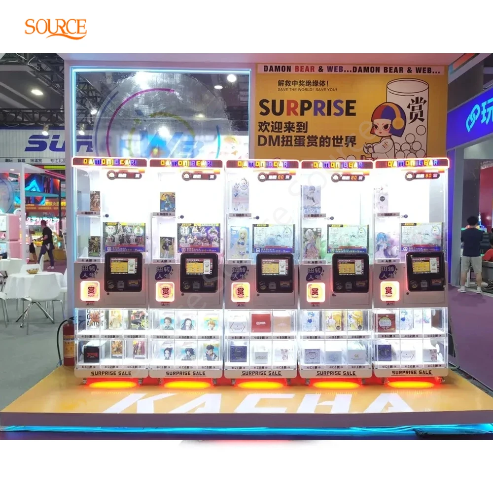 Wholesale New Trends Big Twisted Mini Gashapon Machine Product Vending Machines With Fast Shipping