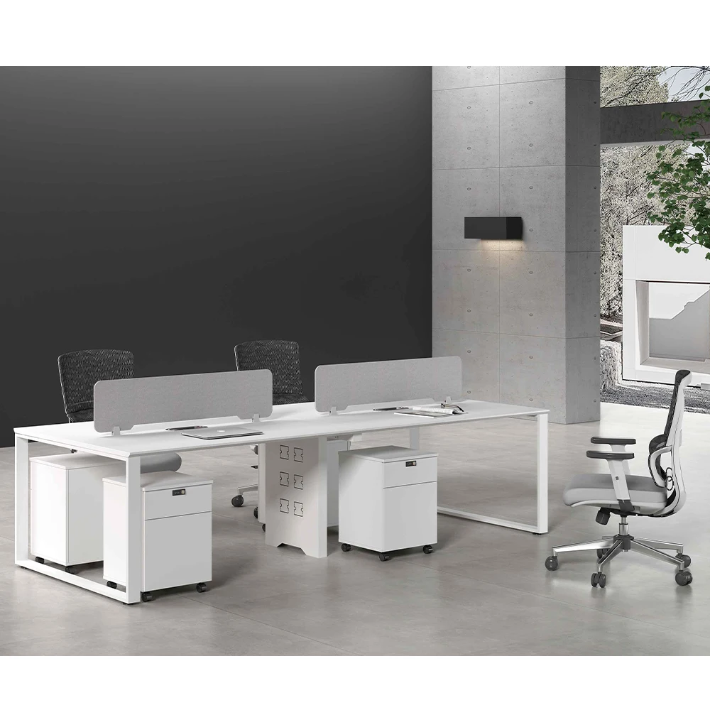 Modern Office Furniture Office Tables And Chairs Set Work Table Staff Desk Staff Table L Shaped Office Desks