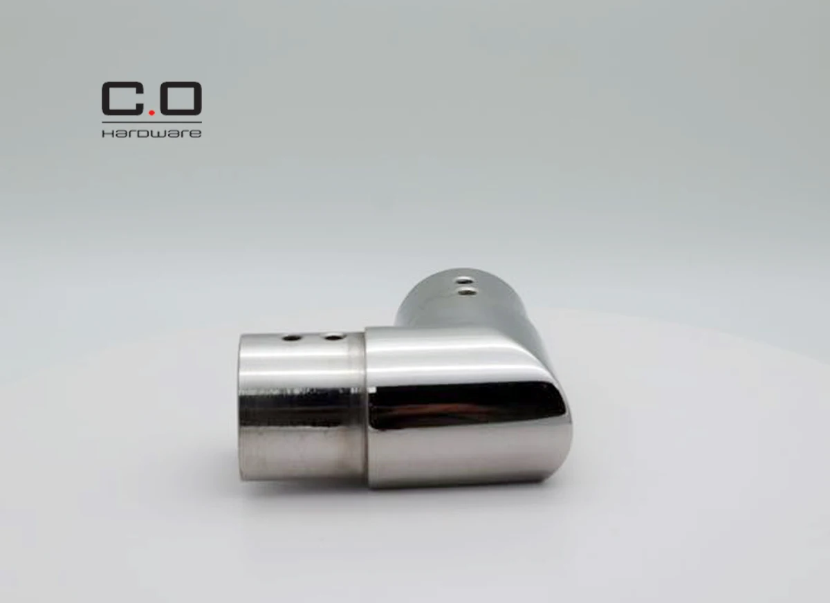 Stainless steel  Channel railing corner connector railing  slot tube connecter end cap