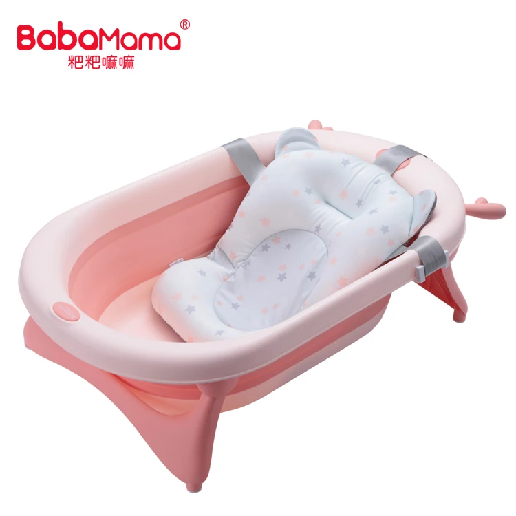 Deer Shape Portable Bath Tub, Foldable Baby Bathtub With Temperature Plug