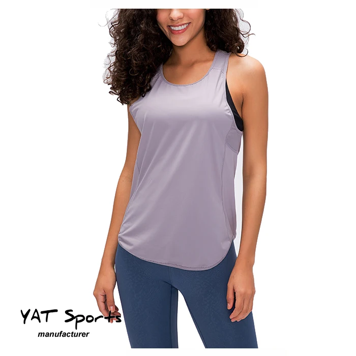 women Workout Tank Tops Lightweight good breathable gym wear Racerback Sleeveless Shirts yoga tank top