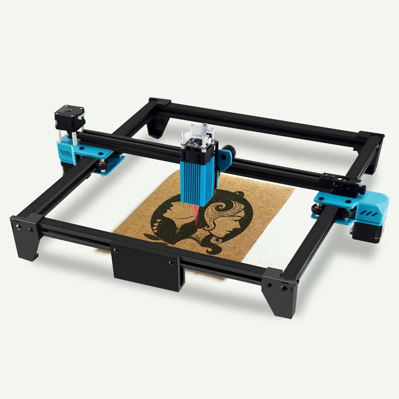 rubber stamp leather acrylic cardboard stainless steel laser engraver and cutter machine
