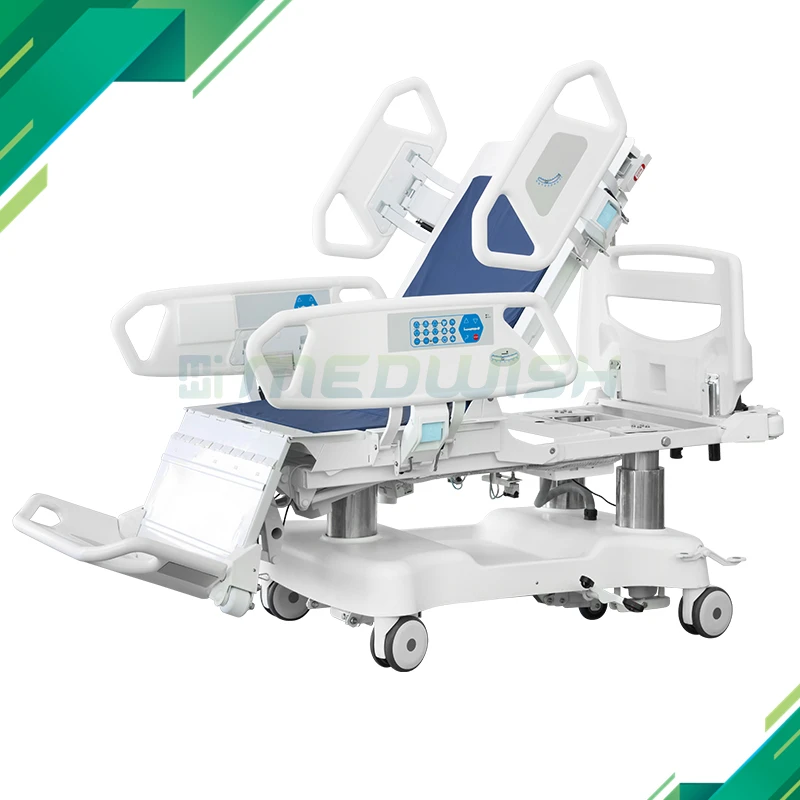 CE Прямая продажа с фабрики, медицинский продукт для ухода за здоровьем, электрическая Больничная кровать icu с функцией cpr