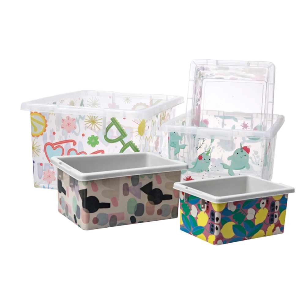 Wholesale cheap clear printable iml containers iml pp plastic box